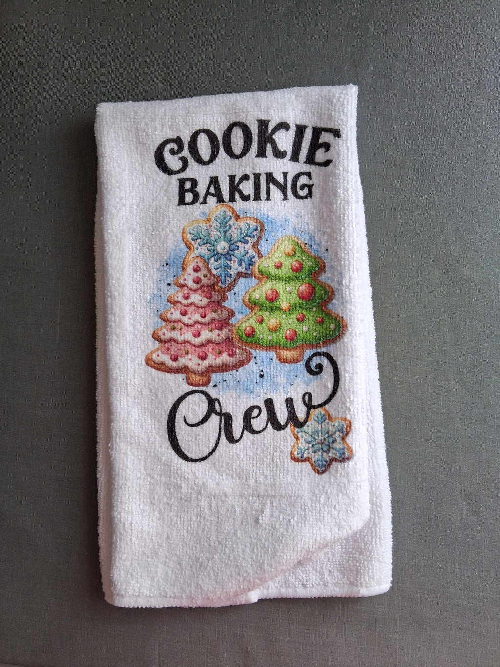 Cookie Baking Crew Kitchen Towel