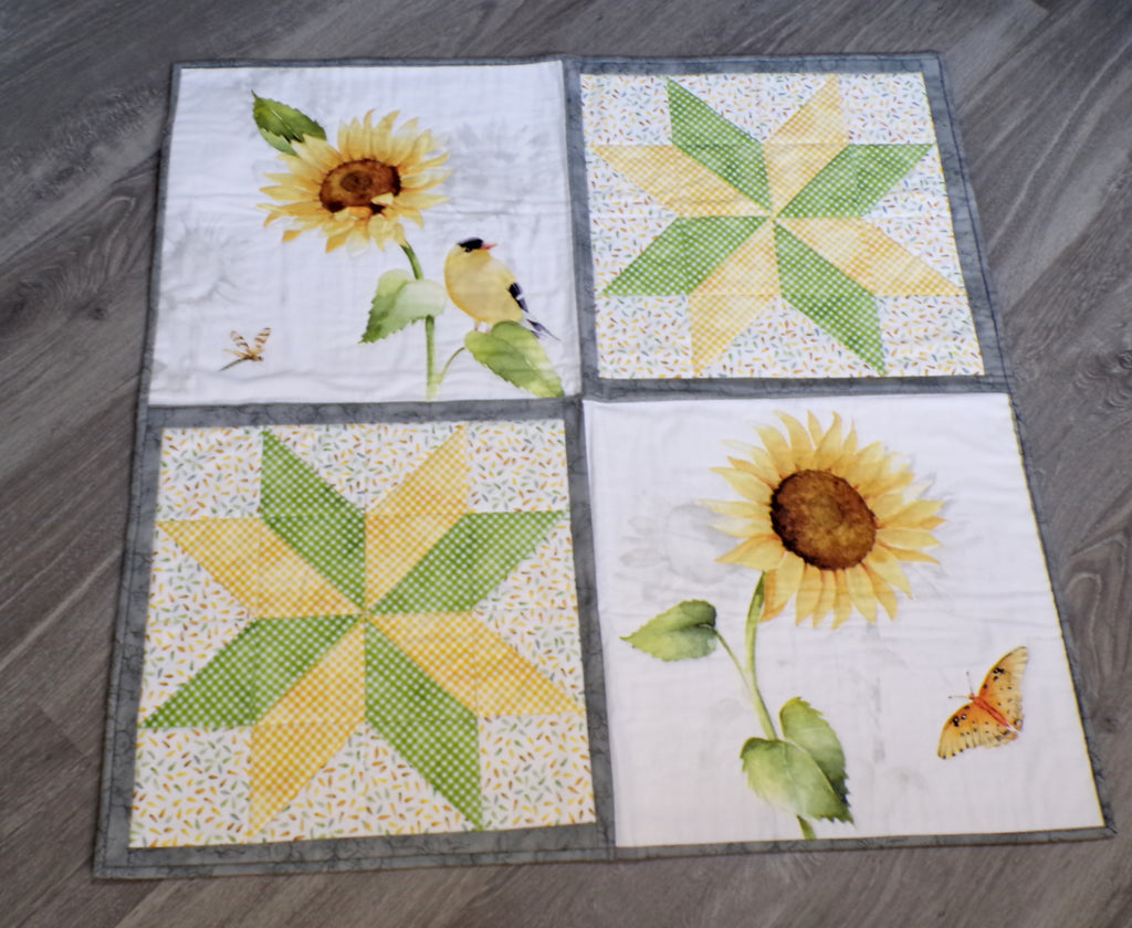 Sunflower Star Table Topper / Wall Hanging