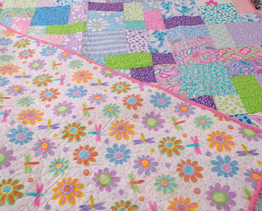 Pastel Patchwork Girl's Quilt